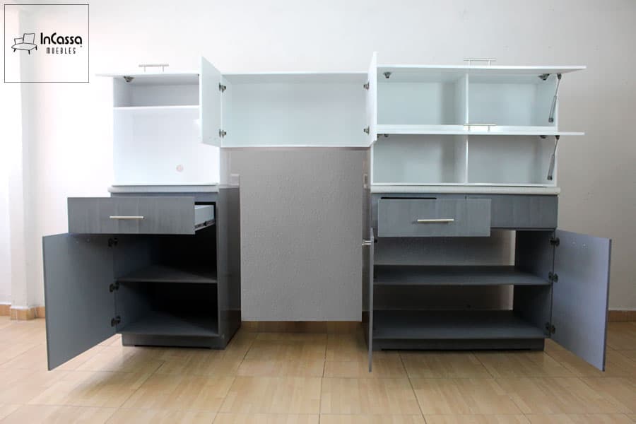 InCassa Muebles Edomex mueblería CDMX Cocina integral GOUDA 2.40m diseñada para ESTUFA 3