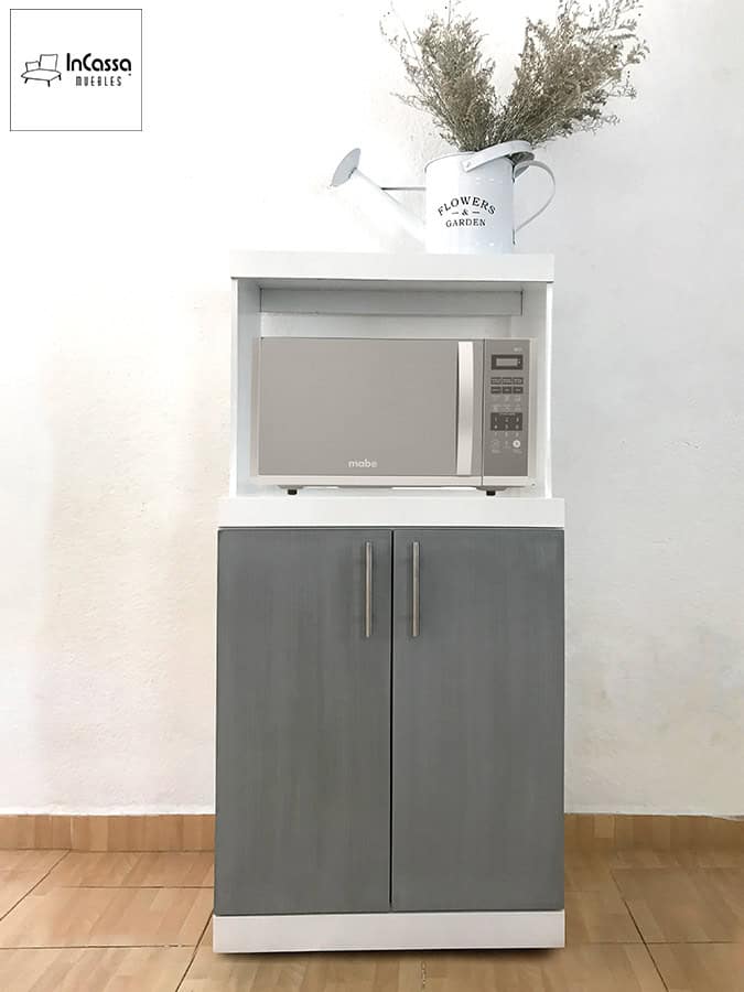 InCassa Muebles Edomex mueblería CDMX Alacena Porta Microondas Modelo GRANADA 2