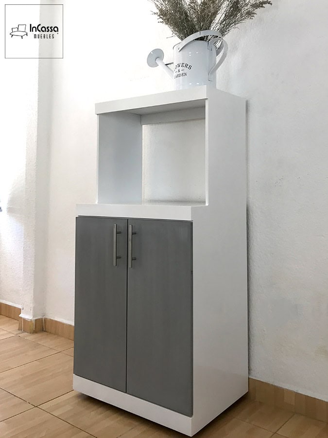 InCassa Muebles Edomex mueblería CDMX Alacena Porta Microondas Modelo GRANADA 4