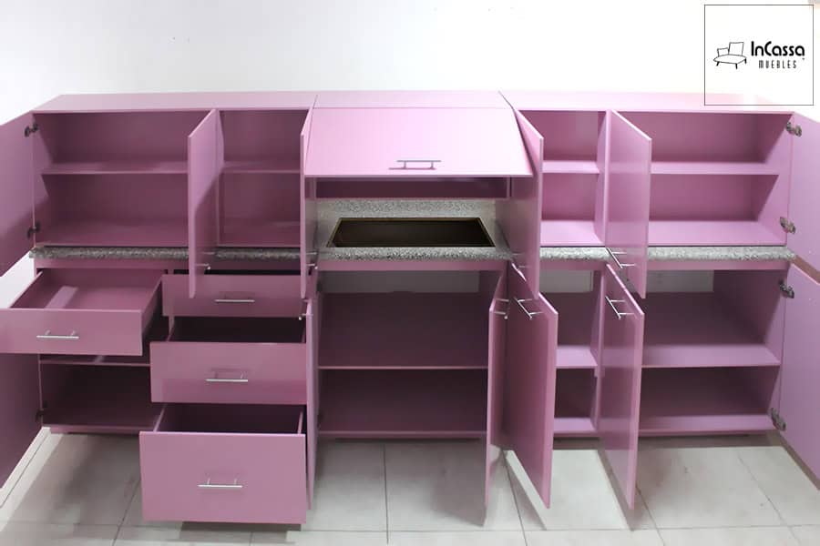 InCassa Muebles Edomex mueblería CDMX Cocina integral GRENOBLE 3.20m diseñada para PARRILLA 2