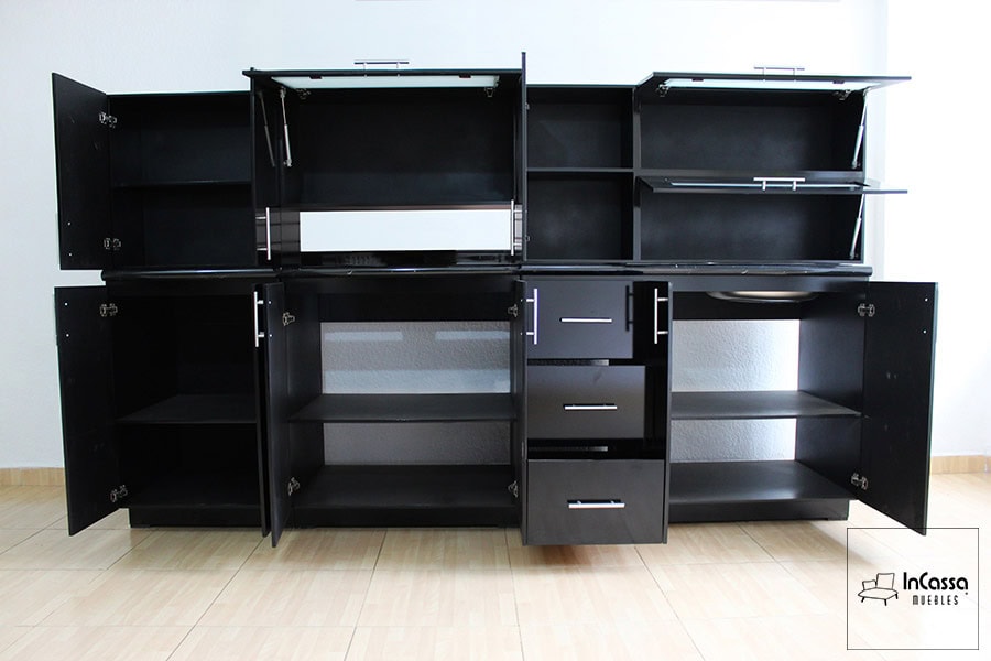 InCassa Muebles Edomex mueblería CDMX Cocina integral HOLANDA 2.60m diseñada para PARRILLA 2