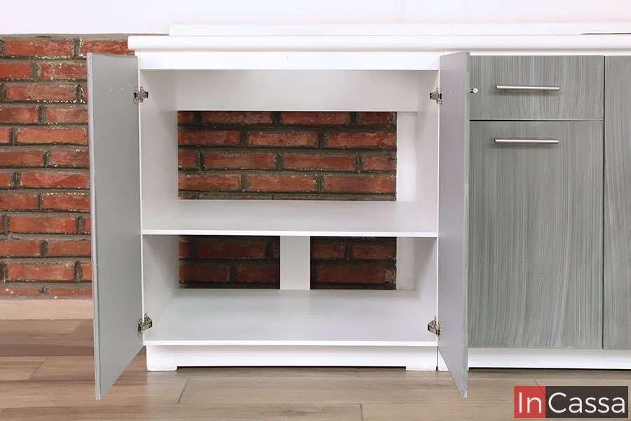 InCassa Muebles Edomex mueblería CDMX Cocina integral HAMBURGO 2m diseñada para PARRILLA 6