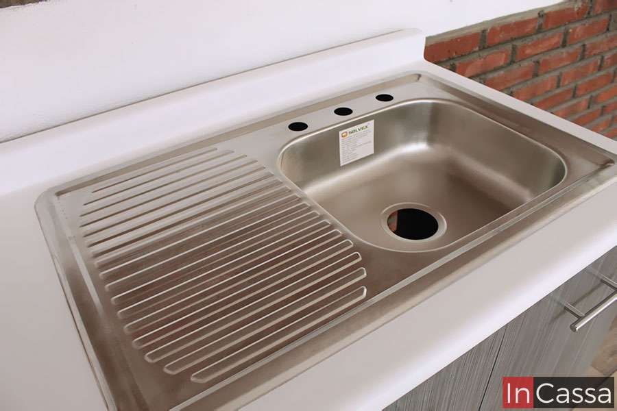 InCassa Muebles Edomex mueblería CDMX Cocina integral HAMBURGO 2m diseñada para PARRILLA 4