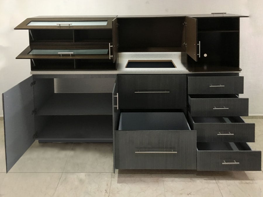 InCassa Muebles Edomex mueblería CDMX Cocina Integral HELSINKI 2.40m diseñada para PARRILLA 2