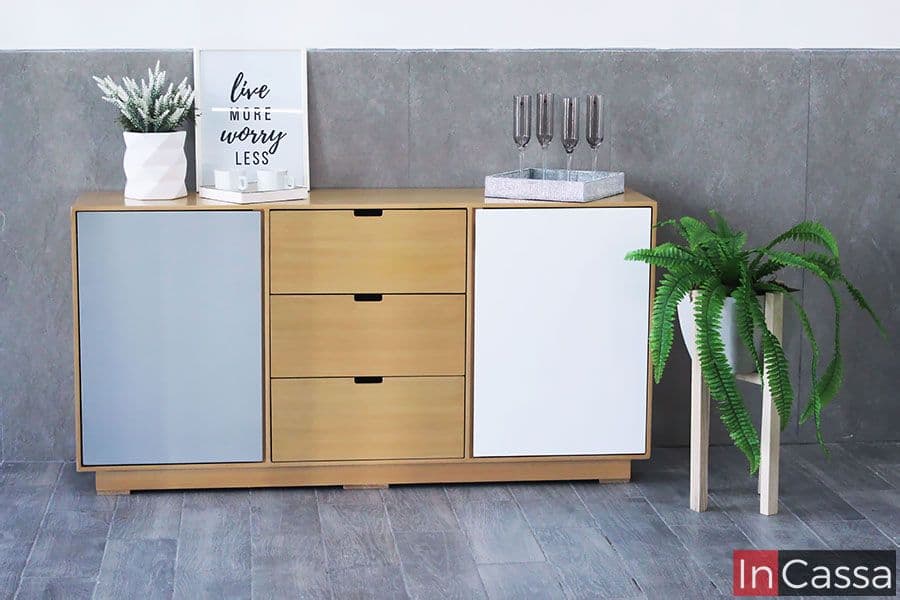 InCassa Muebles Edomex mueblería CDMX Bufetero Vintage Modelo HEREDIA 1