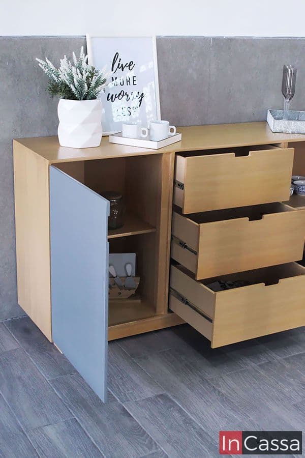 InCassa Muebles Edomex mueblería CDMX Bufetero Vintage Modelo HEREDIA 4