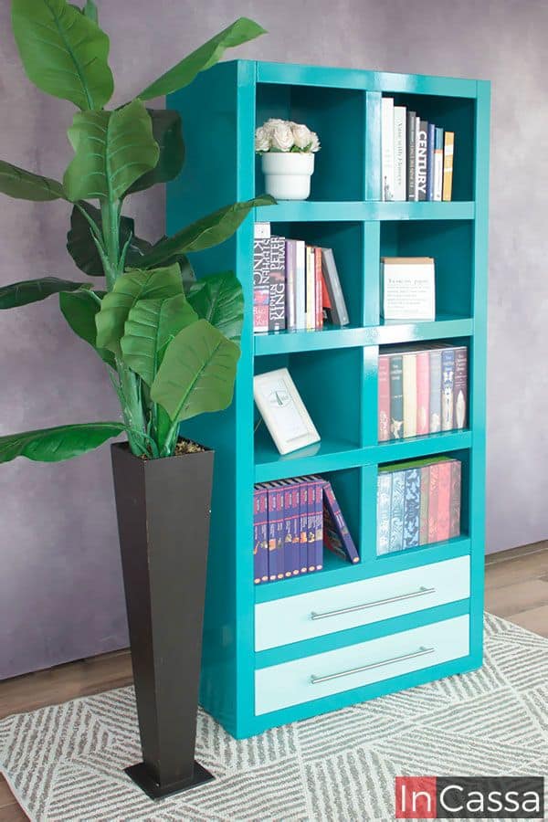 InCassa Muebles Edomex mueblería CDMX Librero Modelo HESSE 1