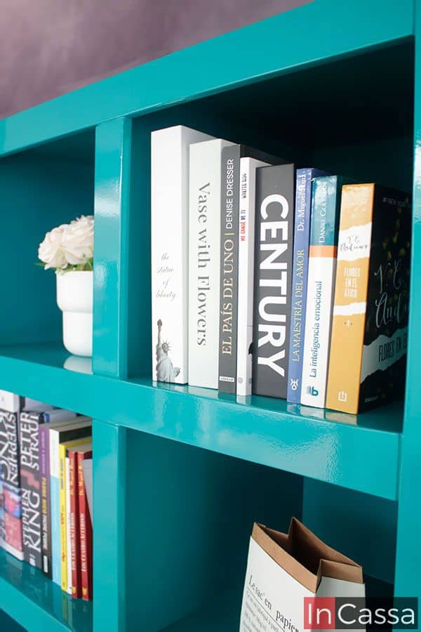 InCassa Muebles Edomex mueblería CDMX Librero Modelo HESSE 6
