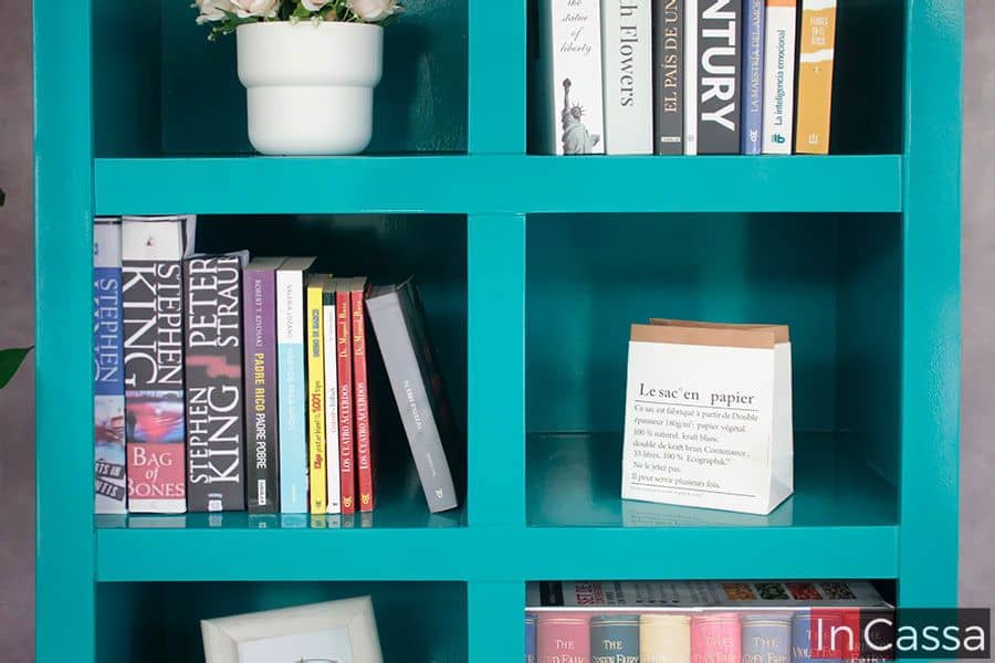 InCassa Muebles Edomex mueblería CDMX Librero Modelo HESSE 2