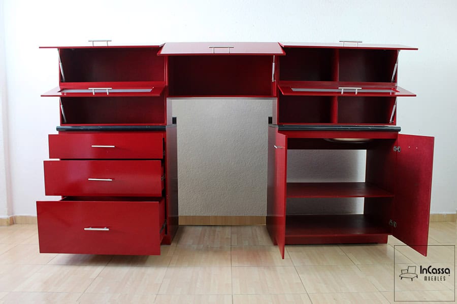 InCassa Muebles Edomex mueblería CDMX Cocina integral HONOLULU 2.50m diseñada para ESTUFA 2