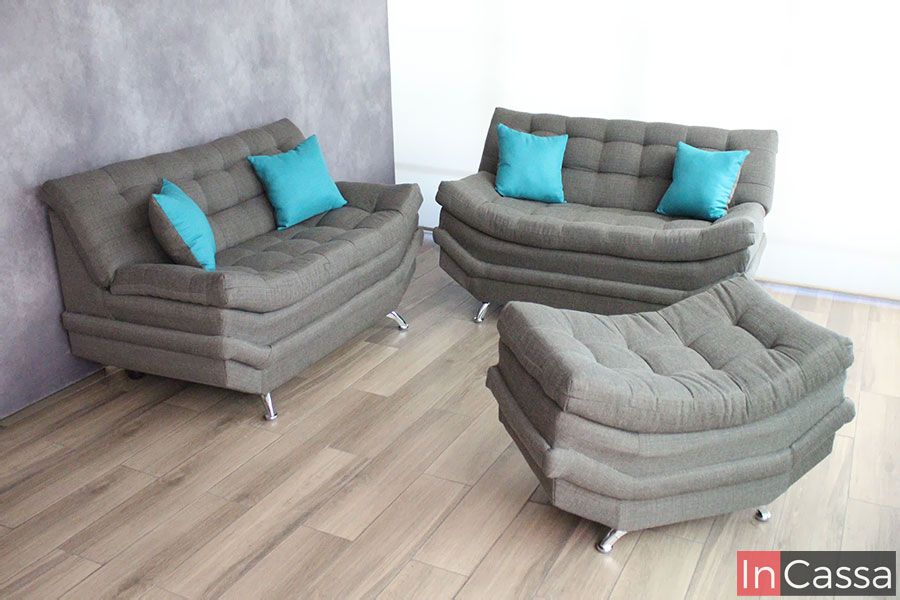 InCassa Muebles Edomex mueblería CDMX Sala 3 piezas Modelo HUAMANTLA 14