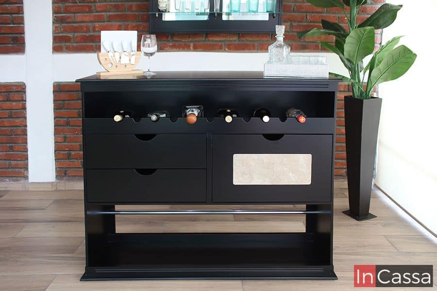 InCassa Muebles Edomex mueblería CDMX Cantina con Bancos Modelo HUASCA 10