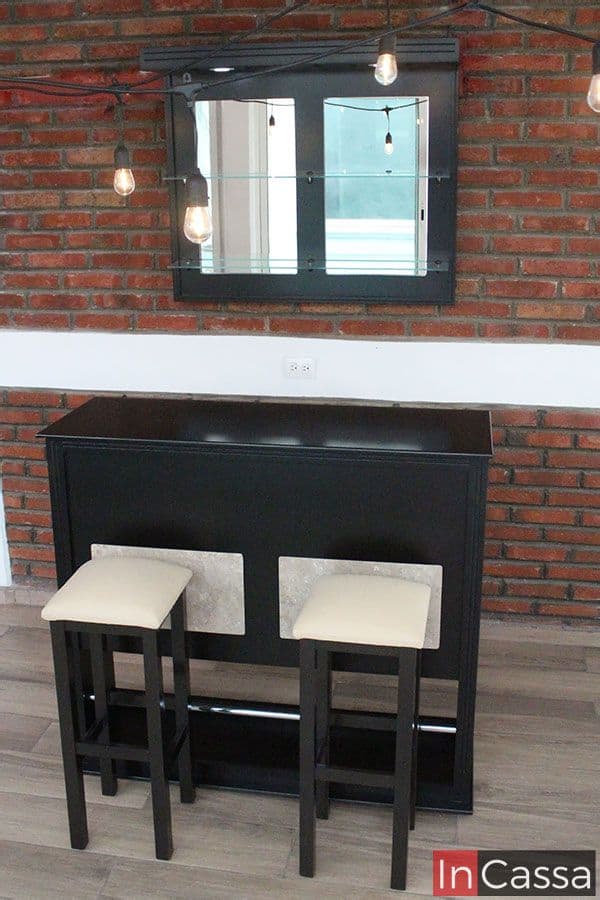 InCassa Muebles Edomex mueblería CDMX Cantina con Bancos Modelo HUASCA 16