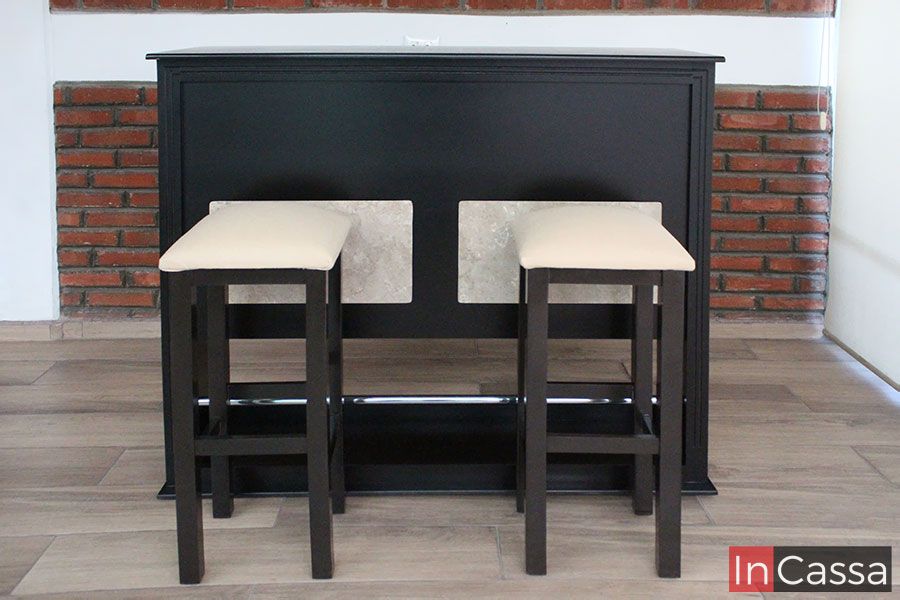 InCassa Muebles Edomex mueblería CDMX Cantina con Bancos Modelo HUASCA 23