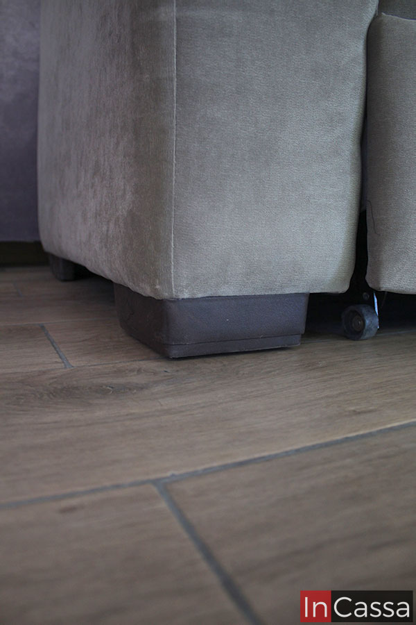 Sofa cama suede gris Modelo HUICHAPAN