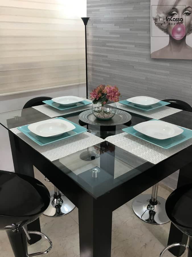 InCassa Muebles Edomex mueblería CDMX Comedor Alto Modelo IBIZA 2