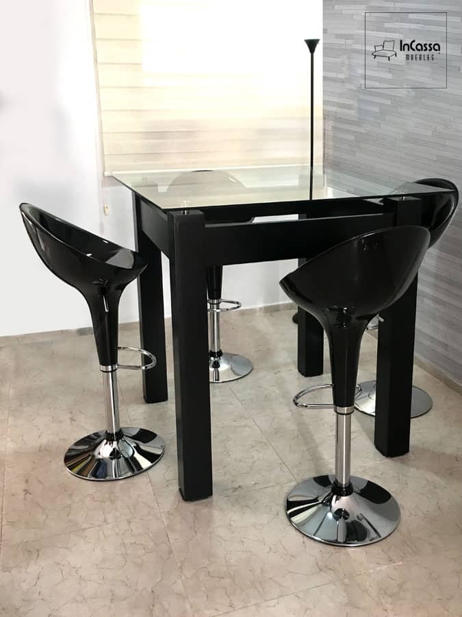 InCassa Muebles Edomex mueblería CDMX Comedor Alto Modelo IBIZA 3