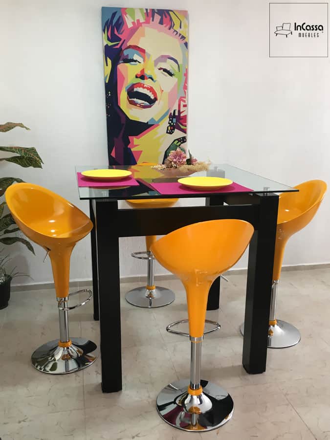 InCassa Muebles Edomex mueblería CDMX Comedor Alto Modelo IBIZA 6