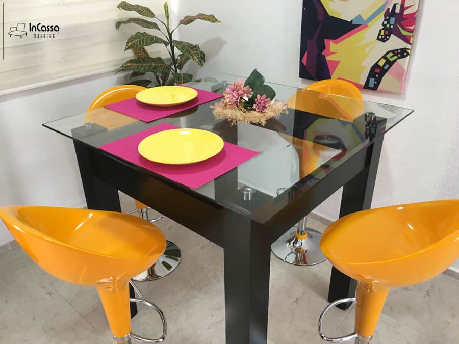 InCassa Muebles Edomex mueblería CDMX Comedor Alto Modelo IBIZA 7
