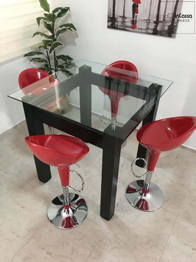 InCassa Muebles Edomex mueblería CDMX Comedor Alto Modelo IBIZA 5