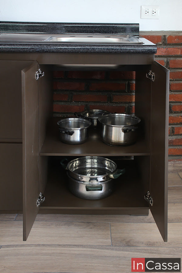 Cocina integral ILLINOIS 2.40m diseñada para PARRILLA