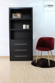 InCassa Muebles Edomex mueblería CDMX Librero Modelo JANEIRO 1