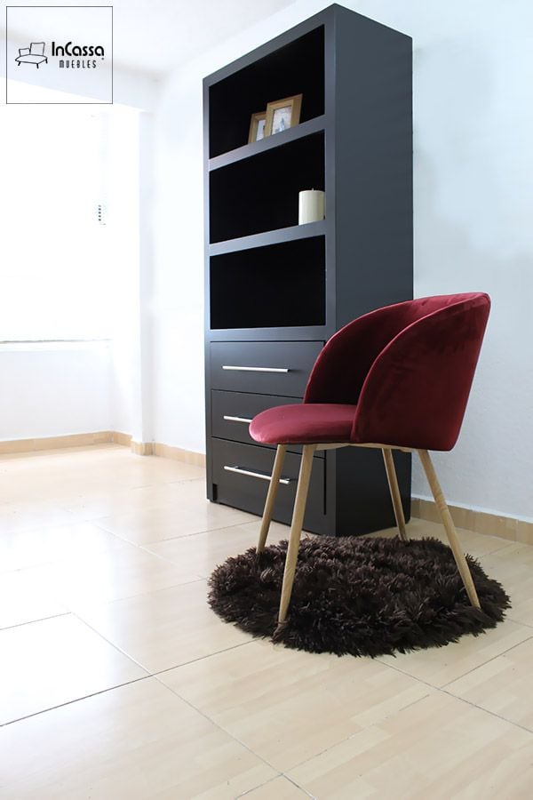 InCassa Muebles Edomex mueblería CDMX Librero Modelo JANEIRO 3