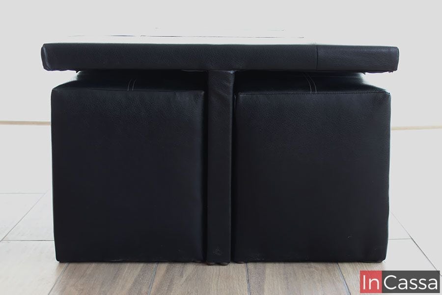 InCassa Muebles Edomex mueblería CDMX Mesa de Centro con 4 Taburetes Modelo JALA 10