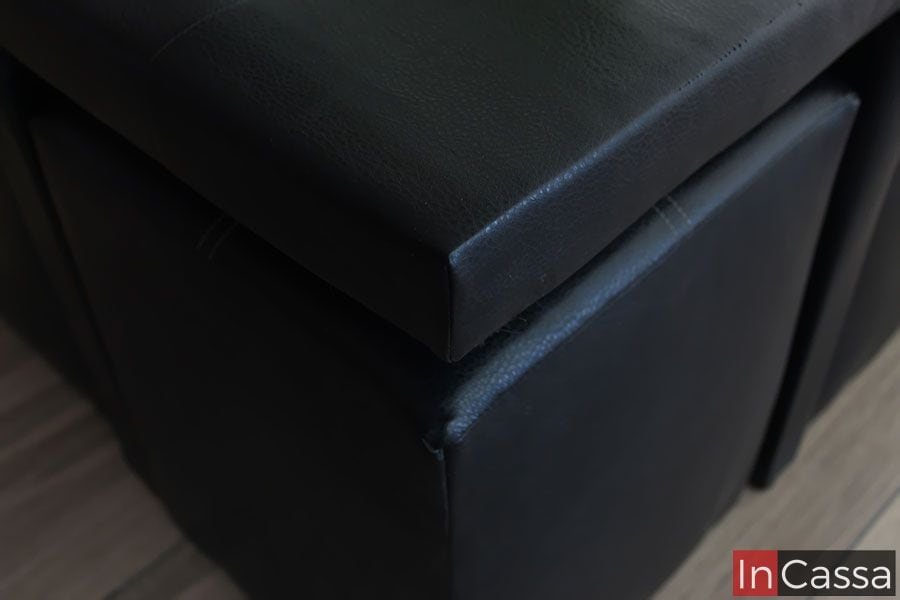 InCassa Muebles Edomex mueblería CDMX Mesa de Centro con 4 Taburetes Modelo JALA 5