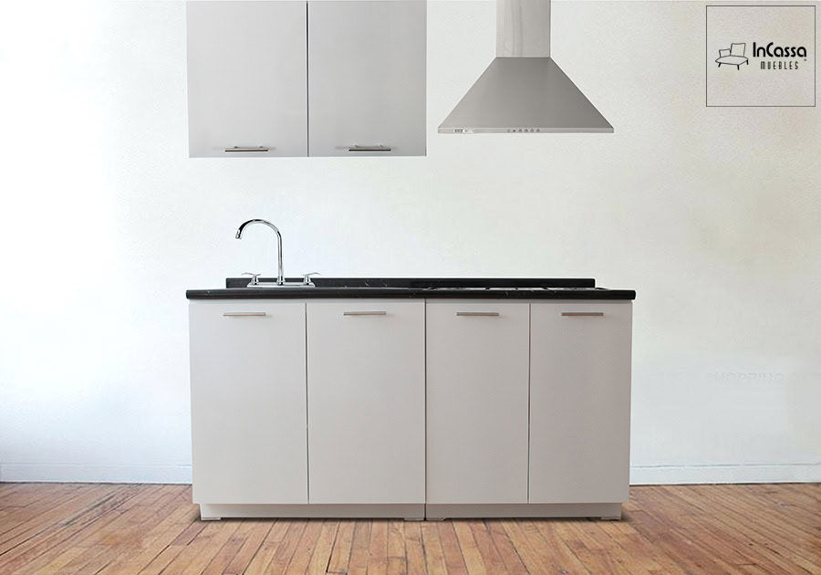 InCassa Muebles Edomex mueblería CDMX Cocina integral KINGSTON 1.70m diseñada para PARRILLA 1