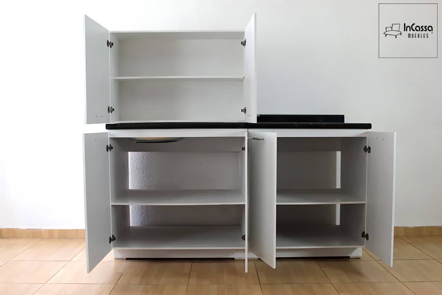InCassa Muebles Edomex mueblería CDMX Cocina integral KINGSTON 1.70m diseñada para PARRILLA 2