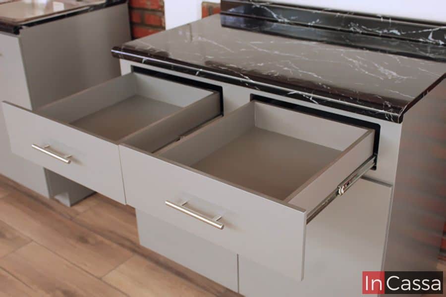 InCassa Muebles Edomex mueblería CDMX Cocina integral KALAHARI 2.80m diseñada para ESTUFA 7