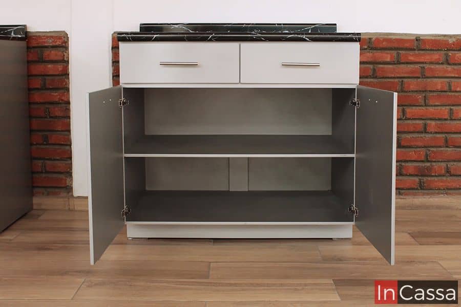 InCassa Muebles Edomex mueblería CDMX Cocina integral KALAHARI 2.80m diseñada para ESTUFA 8