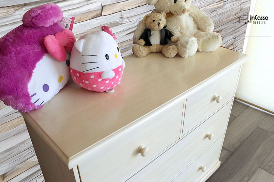 InCassa Muebles Edomex mueblería CDMX Cajonera Infantil Modelo KARY 8