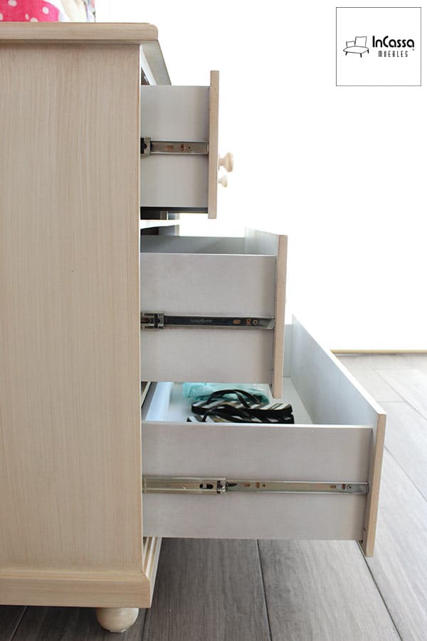 InCassa Muebles Edomex mueblería CDMX Cajonera Infantil Modelo KARY 5