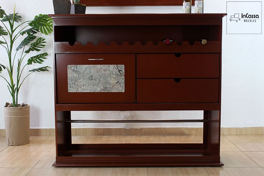 InCassa Muebles Edomex mueblería CDMX Cantina con Bancos Modelo BONN GLOVER 6