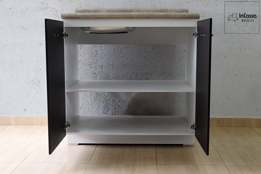 InCassa Muebles Edomex mueblería CDMX Cocina integral KINGSTON 1.70m diseñada para ESTUFA 7