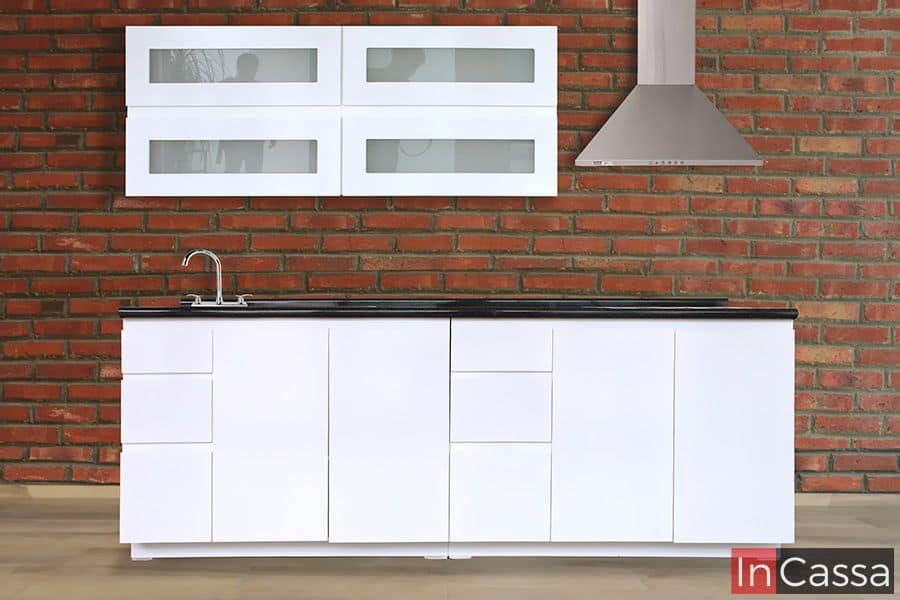 InCassa Muebles Edomex mueblería CDMX Cocina integral LAURENT 2.50m diseñada para PARRILLA 1