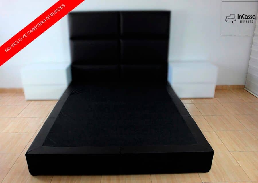 InCassa Muebles Edomex mueblería CDMX Base de Cama Modelo LOUSIANA 3