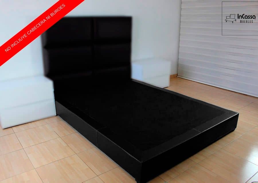 InCassa Muebles Edomex mueblería CDMX Base de Cama Modelo LOUSIANA 2