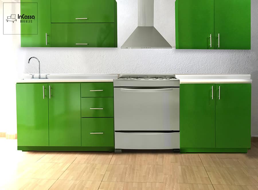 InCassa Muebles Edomex mueblería CDMX Cocina integral LA ROCHELLE 2.80m diseñada para ESTUFA 1