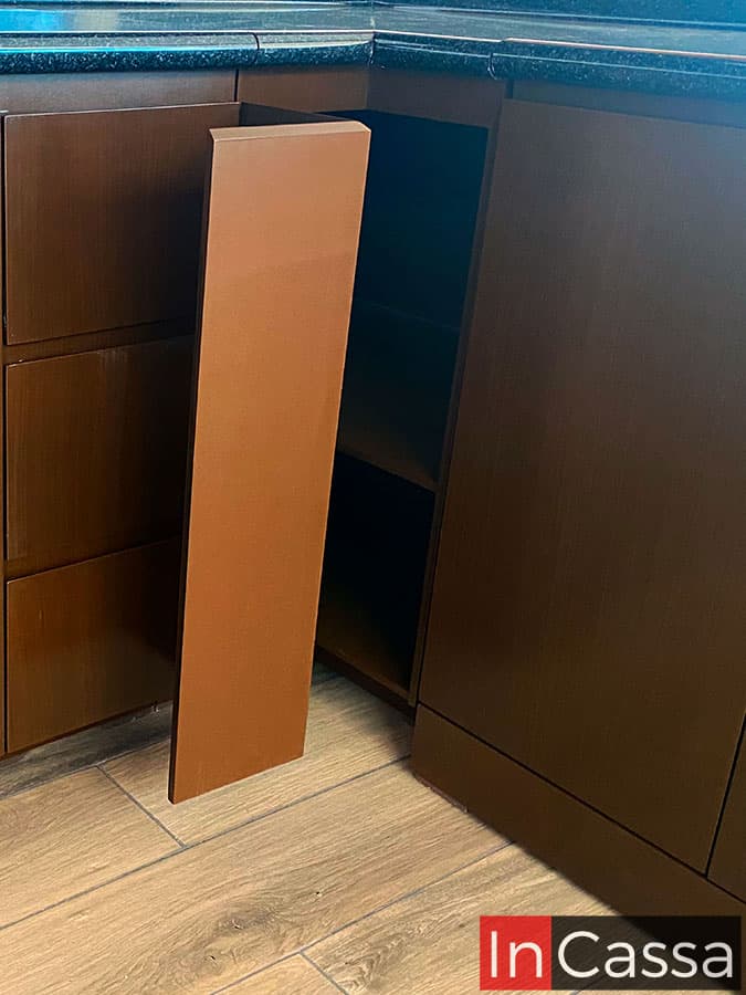 Cocina Integral en ESCUADRA LAOS 3m x 2.40m diseñada para ESTUFA