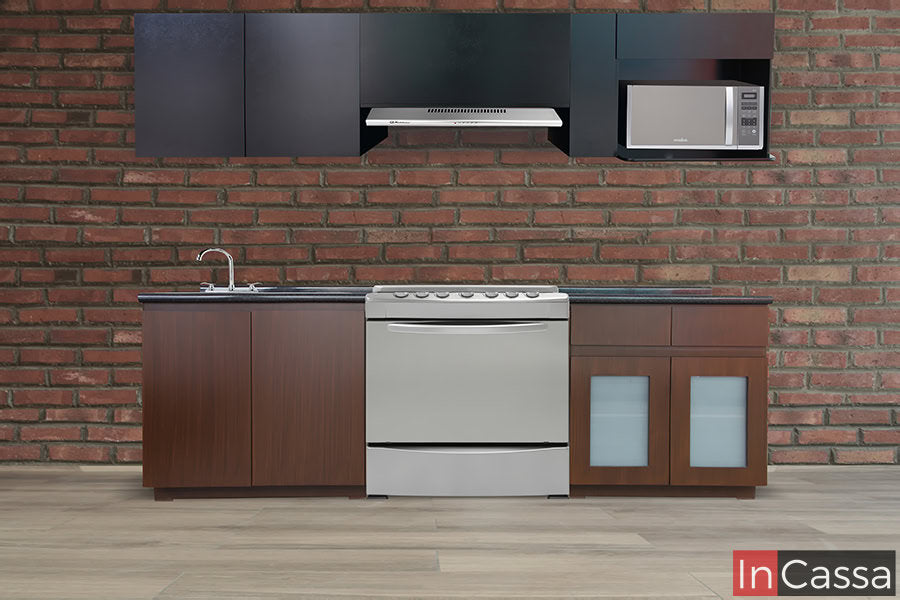 Cocina integral LAOS 2.50m diseñada para ESTUFA