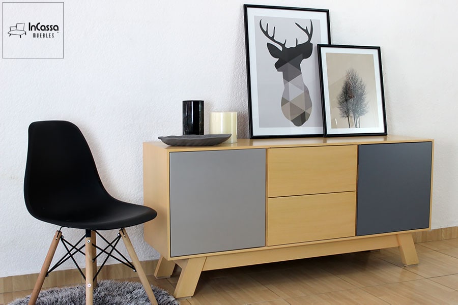 InCassa Muebles Edomex mueblería CDMX Bufetero Trinchador Modelo LEBRIJA 1