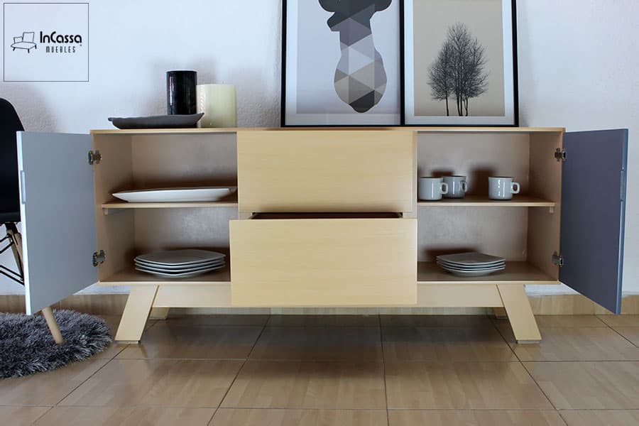 InCassa Muebles Edomex mueblería CDMX Bufetero Trinchador Modelo LEBRIJA 2