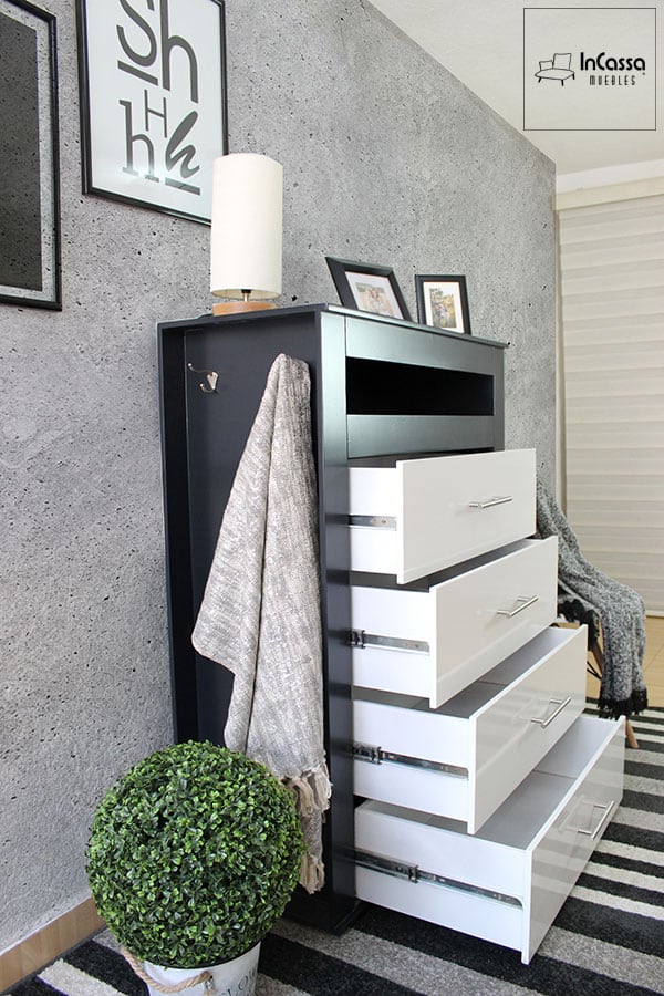 InCassa Muebles Edomex mueblería CDMX Cajonera Modelo LEXUS 4