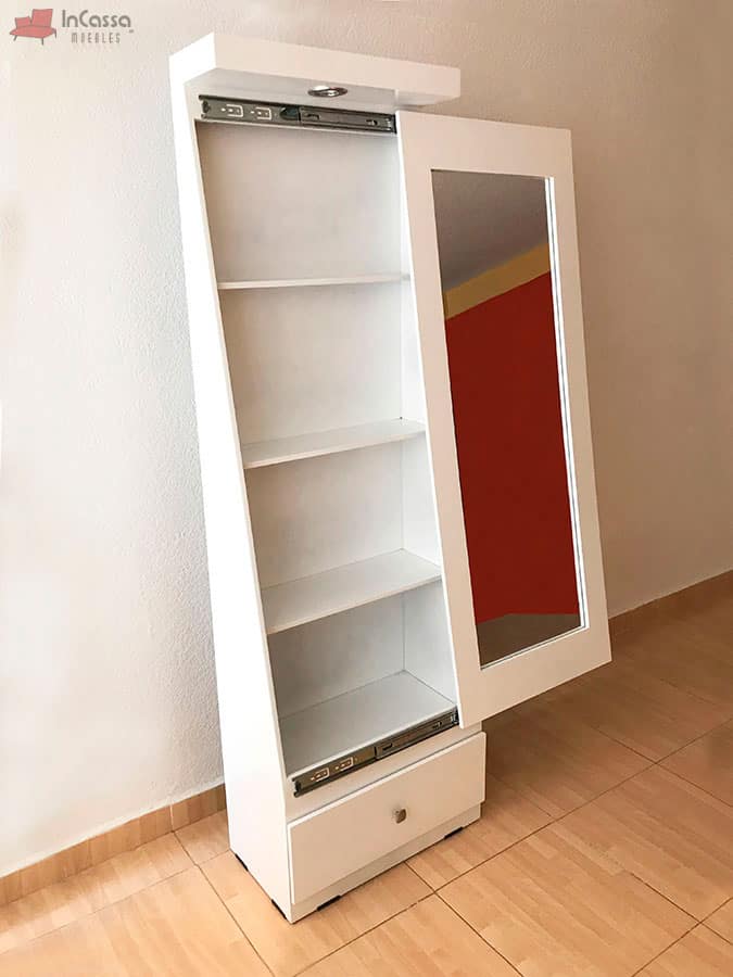 InCassa Muebles Edomex mueblería CDMX Tocador con Espejo Modelo LIMA 6