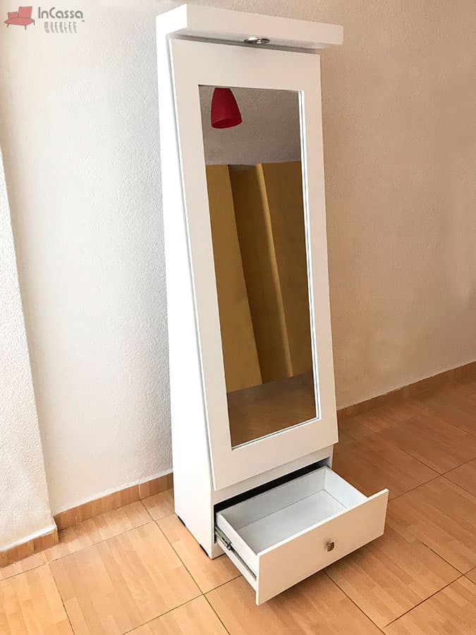 InCassa Muebles Edomex mueblería CDMX Tocador con Espejo Modelo LIMA 2