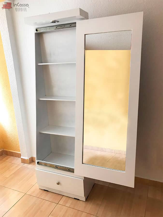 InCassa Muebles Edomex mueblería CDMX Tocador con Espejo Modelo LIMA 3