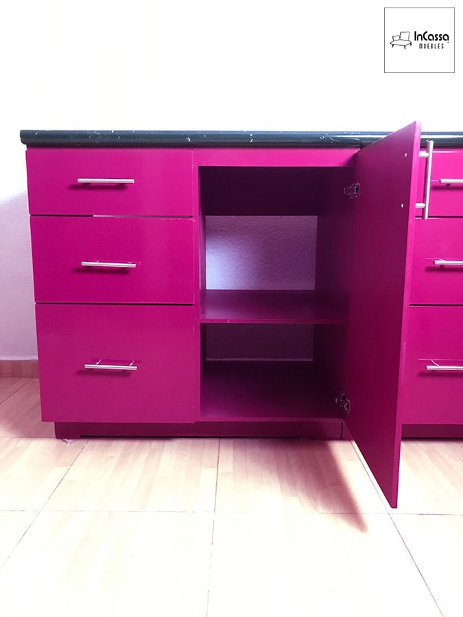 InCassa Muebles Edomex mueblería CDMX Cocina integral LIVERPOOL 2.90m diseñada para PARRILLA 6